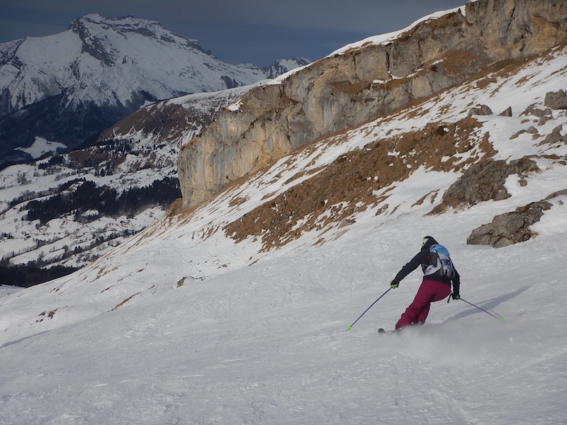 Ski de randonnée facile dans les Aravis – Col de Tulle