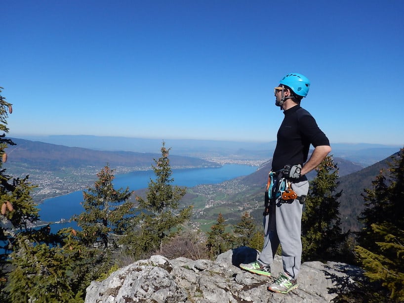 8 avril 2017 – Via Ferrata d’Annecy avec Mattia et Mathieu