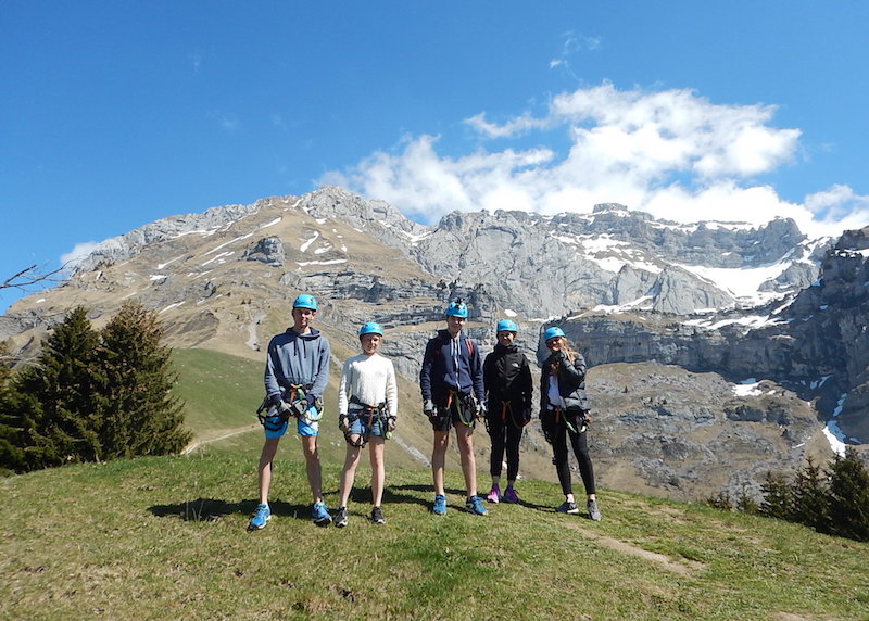 17 Avril 2017 – Via Ferrata d’Annecy avec Christine, Felix, Aurore, Clément et Cleo