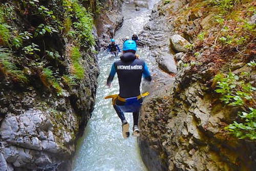 Canyoning Annecy Montmin Monté Médio