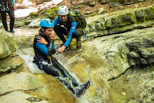 Canyoning Annecy Angon Monté Médio