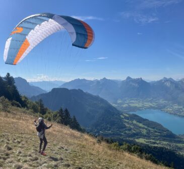 Vol rando parapente Annecy col des Frêtes