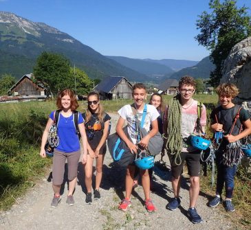 Escalade et Canyoning dans les Bauges avec le Club Alpin d'Aix les Bains