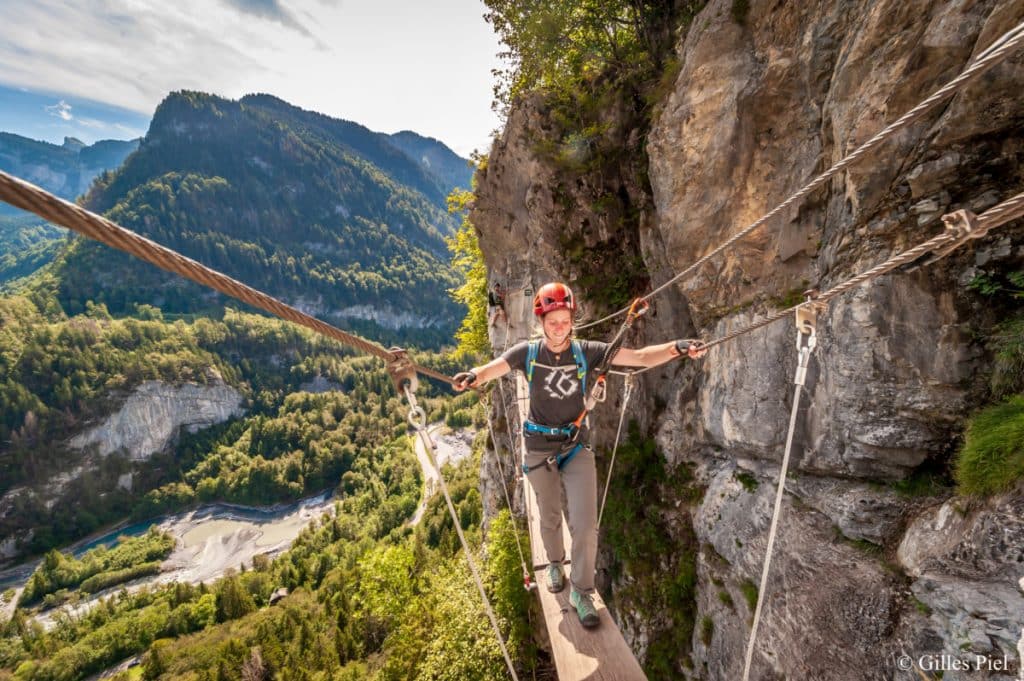 Via Ferrata Haute Savoie Sixt Fer a Cheval Monte Medio © Gilles Piel 2