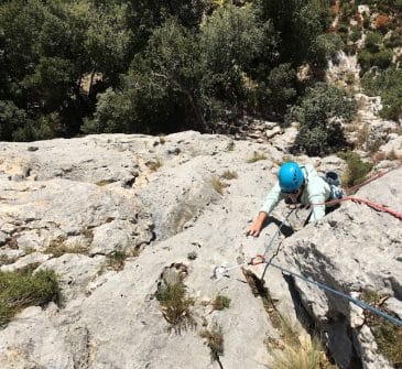 Les Dalles Grises : Première grande voie d'escalade dans les gorges du Verdon