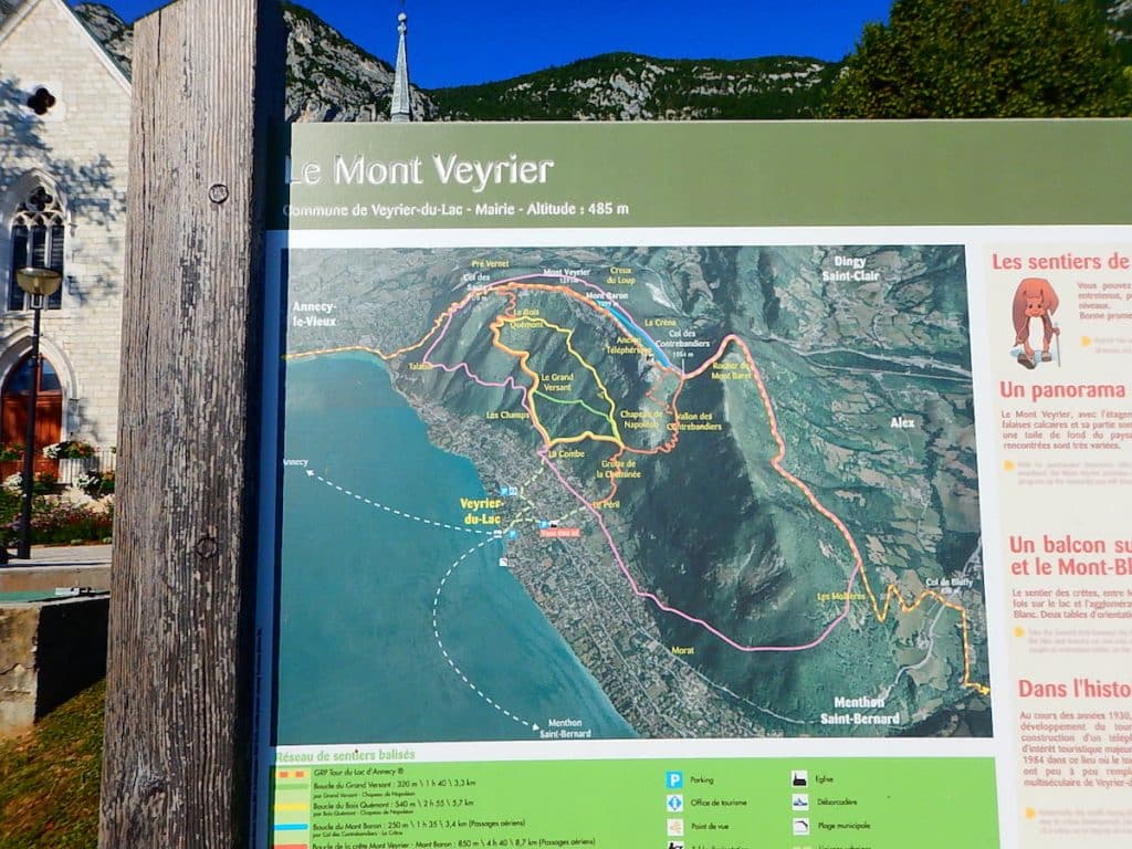 Randonnée Annecy Mont Veyrier et Mont Baron 
