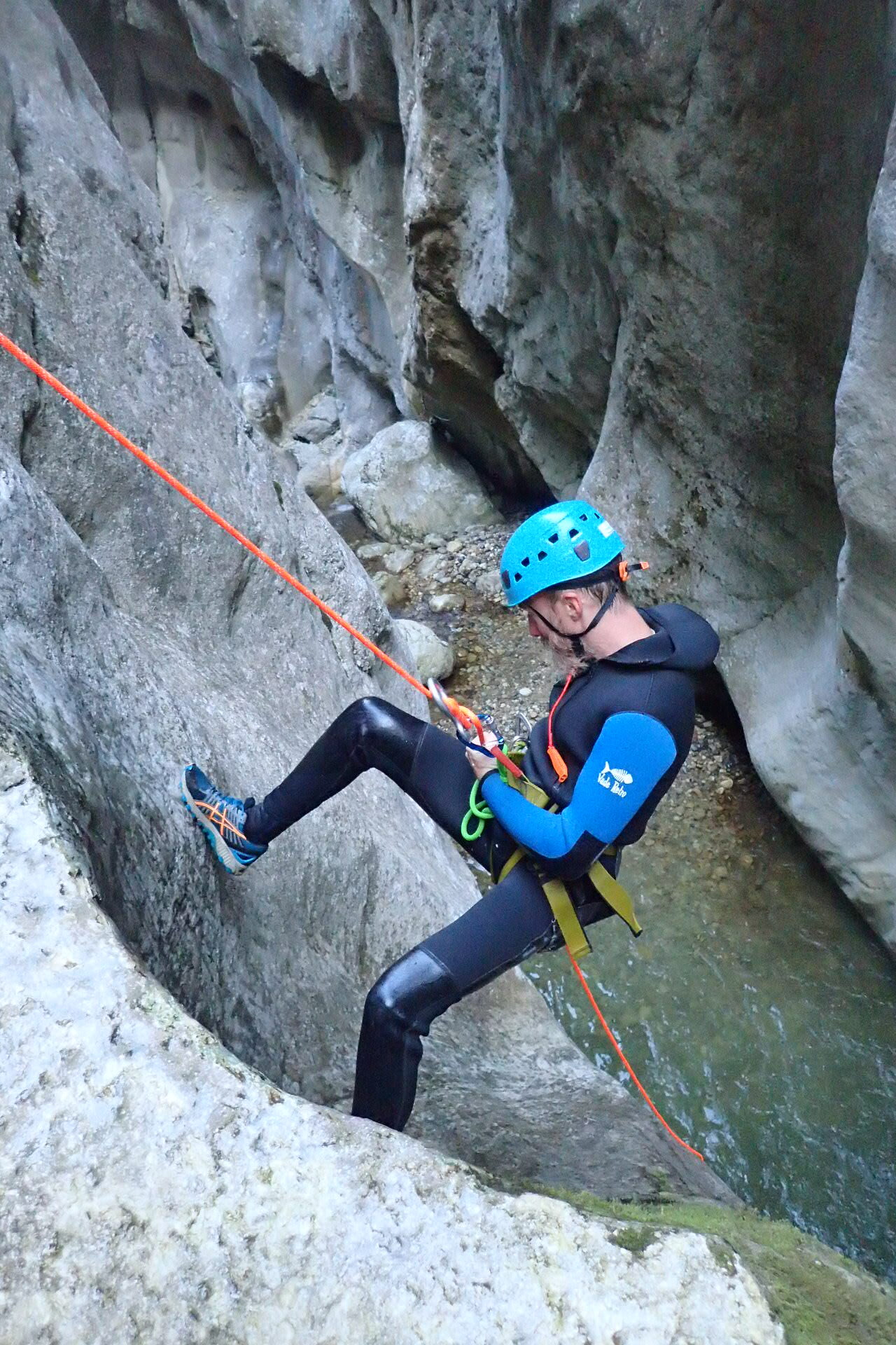 Canyoning Descente en rappel Monté Médio