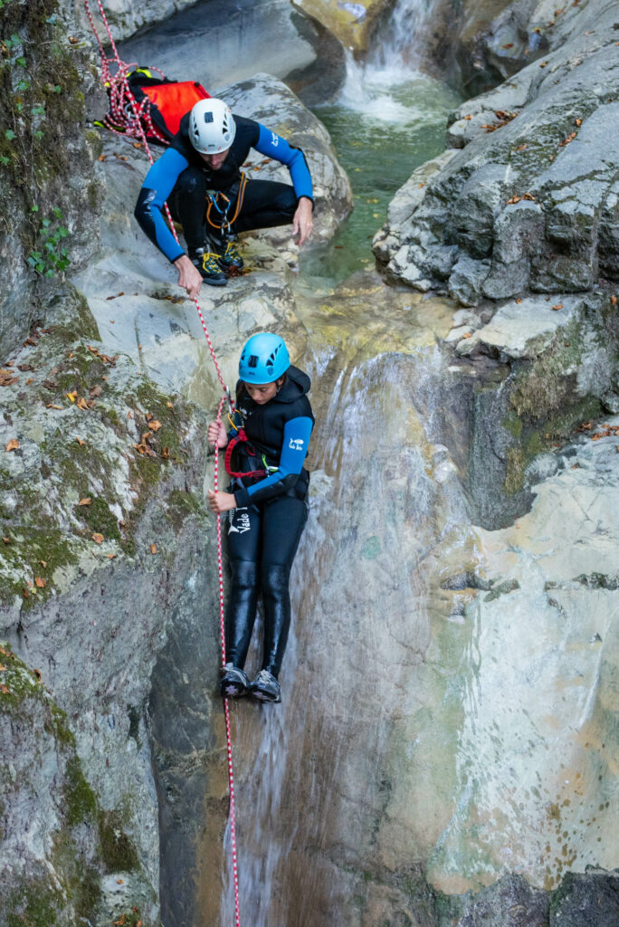 Canyoning Doussard les 3 canyons du bout du lac d'Annecy 1