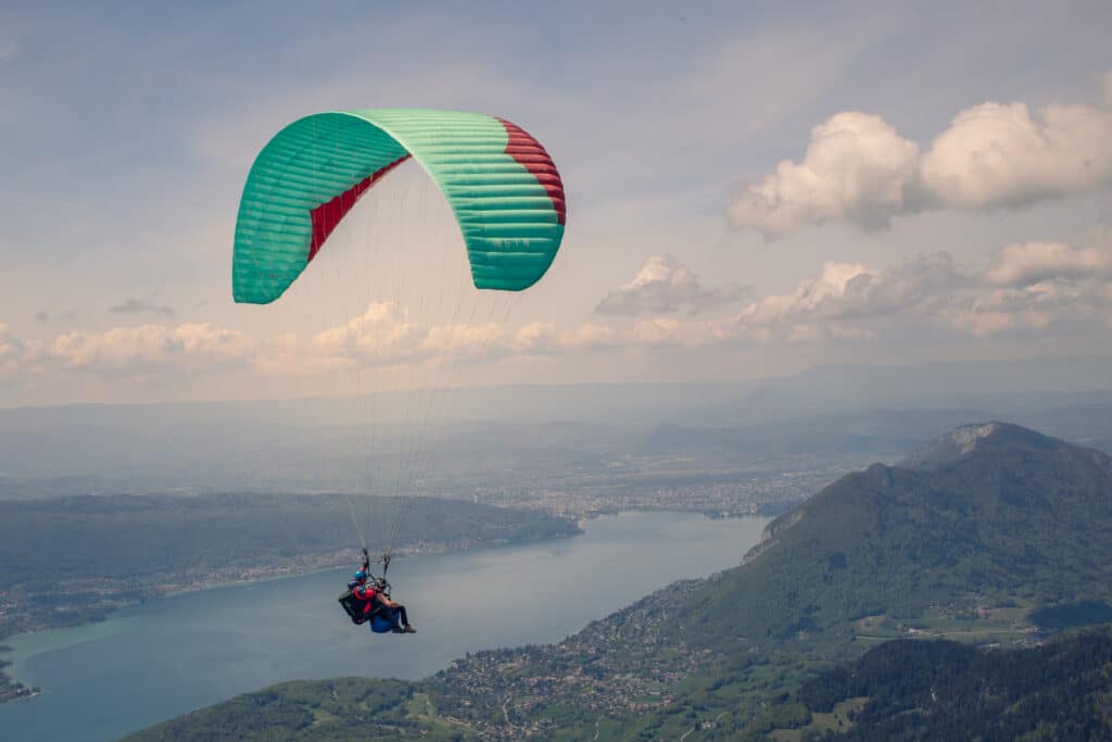 Point de vue lac annecy parapente